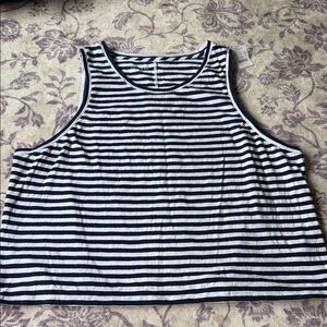 J Crew Striped Girlfriend Tank 3X NWT